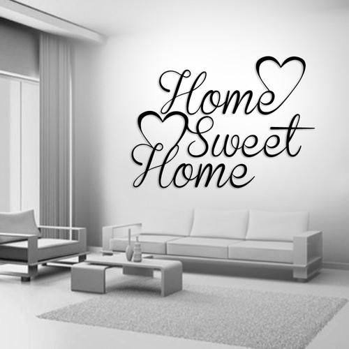 Adesivi murali citazione casa