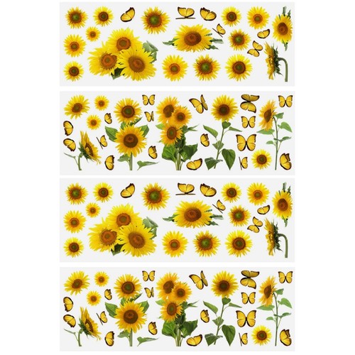Adesivi murali fiore girasole - adesivi,