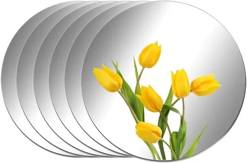Piastrelle specchio rotondo - piastrelle,
