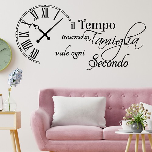 Adesivi murali frasi tempo - murali,