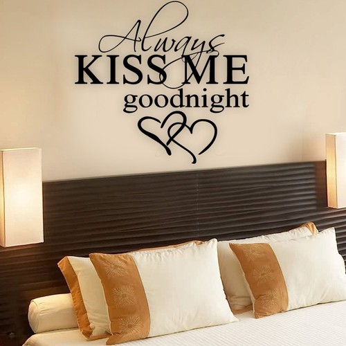 Always kiss goodnight love - kiss, me