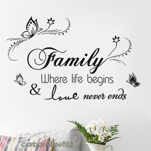 Adesivi murali famiglia - adesivi,