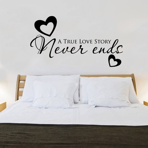 Adesivi parete true - adesivi, love