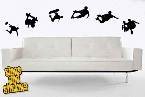 Adesivi murali skateboard - adesivi,