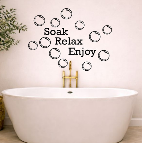 Adesivi murali bagno soak - adesivi,