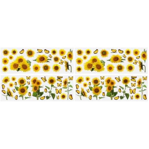 Adesivi murali girasole fai - , da
