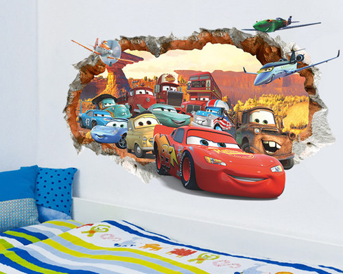 Adesivi murali auto disney - murali,