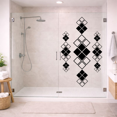 Adesivi murali bagno - , doccia
